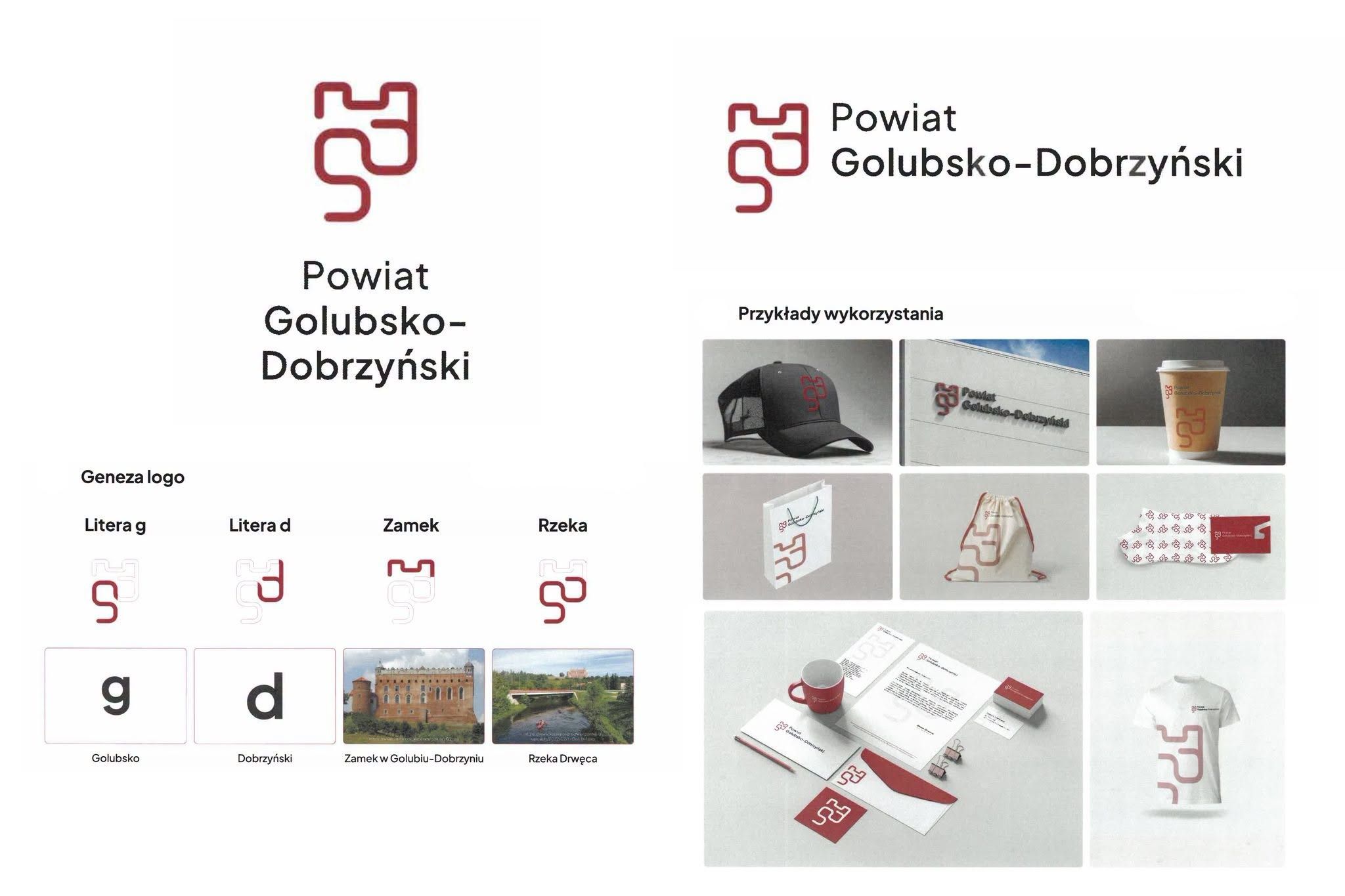 Logo znajdzie zastosowanie w materiałach promocyjnych powiatu