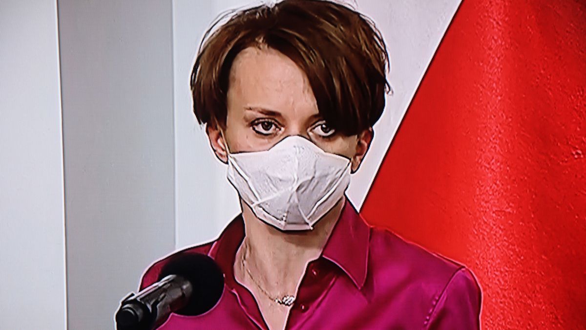   Minister rozwoju Jadwiga Emilewicz 