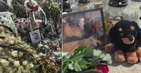 Tonie w wieńcach i zniczach. Tak wygląda grób posła Litewki
