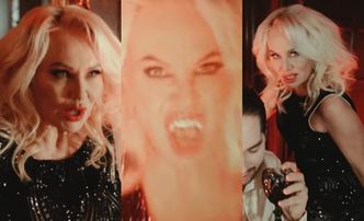 Monika Jarosińka powraca jako krwiożercza wampirzyca w nowym teledysku. Wróżycie jej podbój list przebojów? (WIDEO)