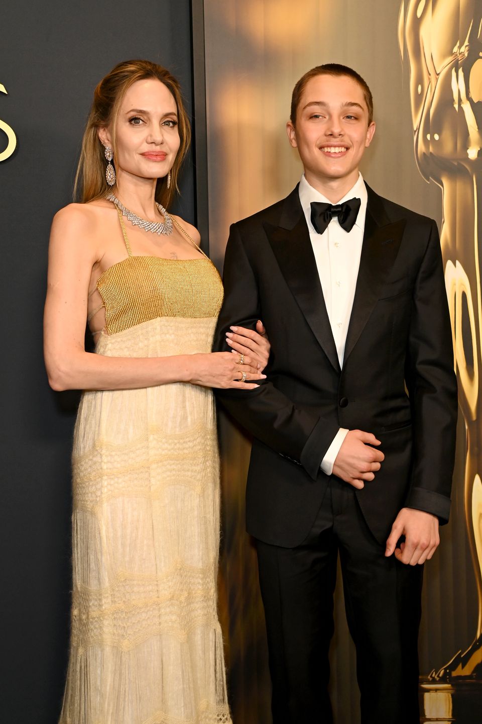 Angelina Jolie i Knox Jolie-Pitt, 2024 r.