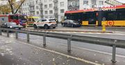 Warszawa: Kierująca taksówką wjechała pod tramwaj na Żoliborzu