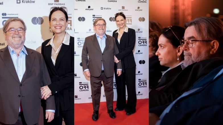 Anna Cieślak i Edward Miszczak pozują na festiwalu OFF Camera