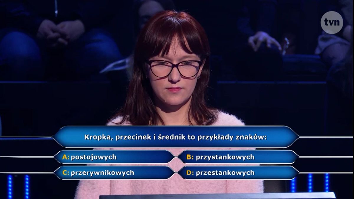 Katarzyna z Gdańska wyłożyła się na pierwszym pytaniu