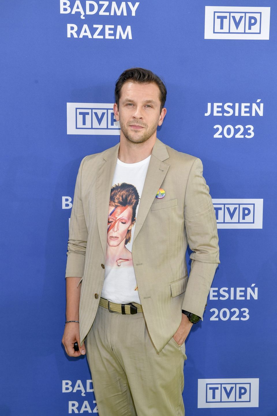 Jacek Knap z tęczą na ramówce TVP
