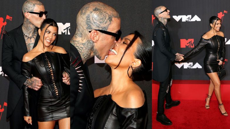 Kourtney Kardashian i Travis Barker na MTV VMA