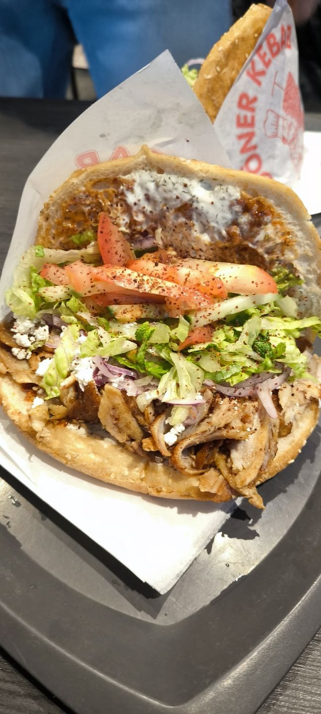 Gemüse kebab w lokalu Dunya