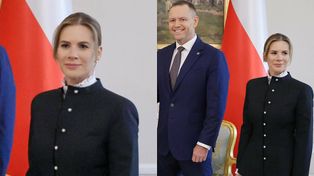 Marta Nawrocka z modową wtopą? Ekspertka dosadnie: "Jak uniform kościelny"
