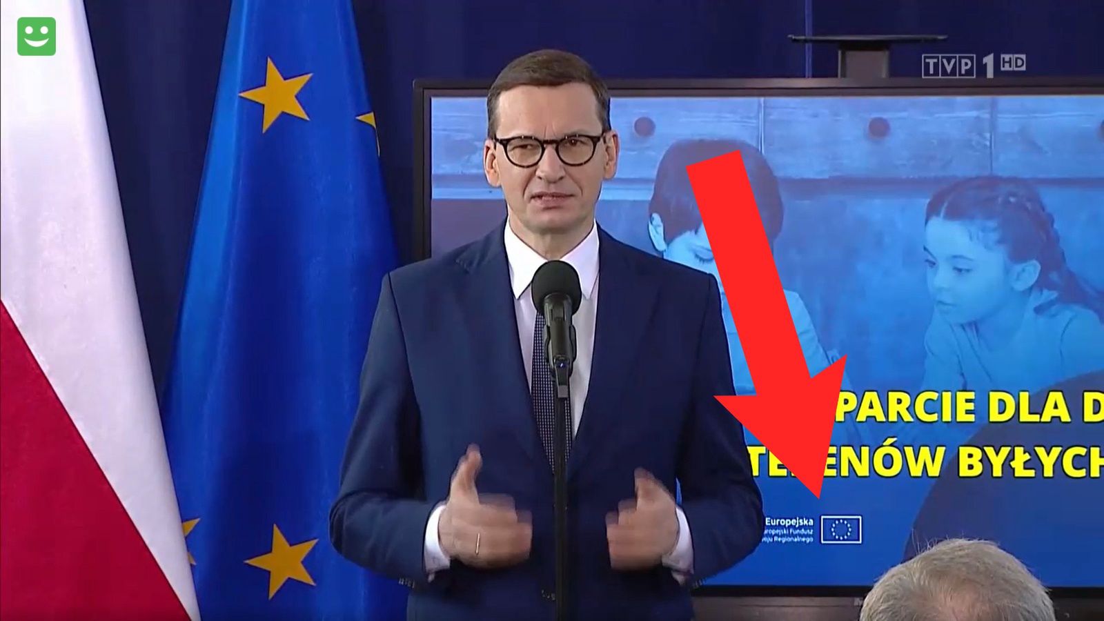 W "Wiadomościach" nie padło ani jedno słowo, że program rządowy jest finansowany przez UE