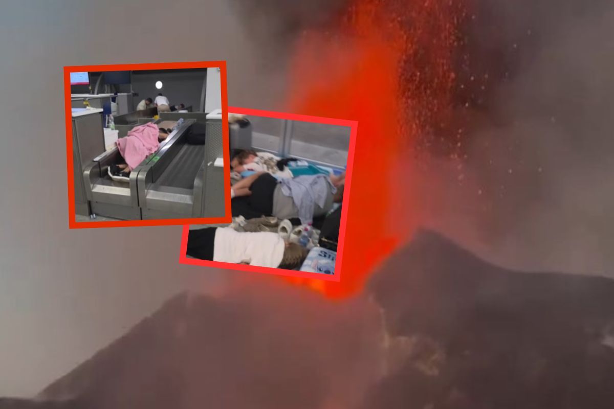 Erupcja Etny. Polacy uwięzieni. Chaos i bezradność na lotnisku