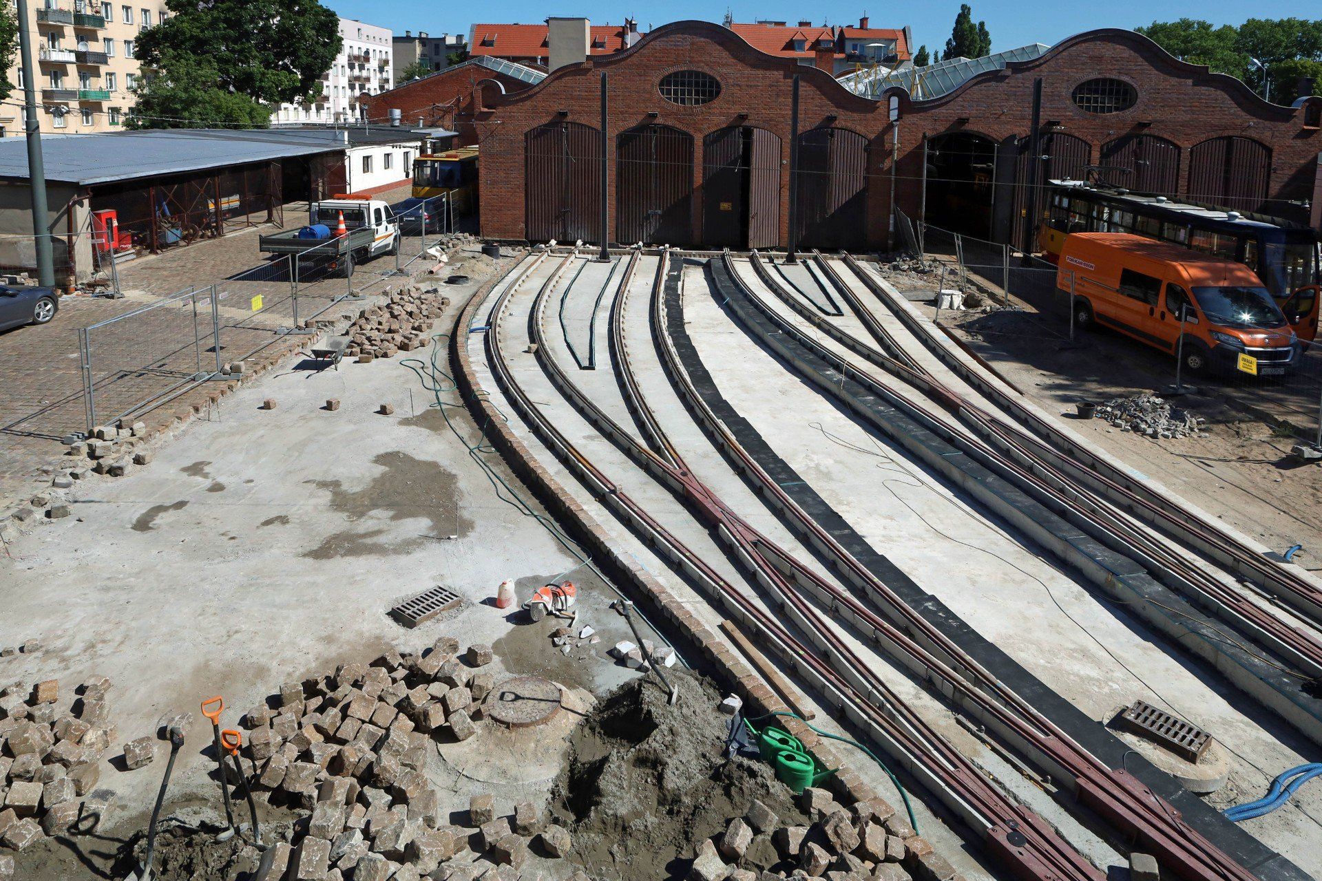 Remont w zajezdni tramwajowej MZK w Grudziądzu