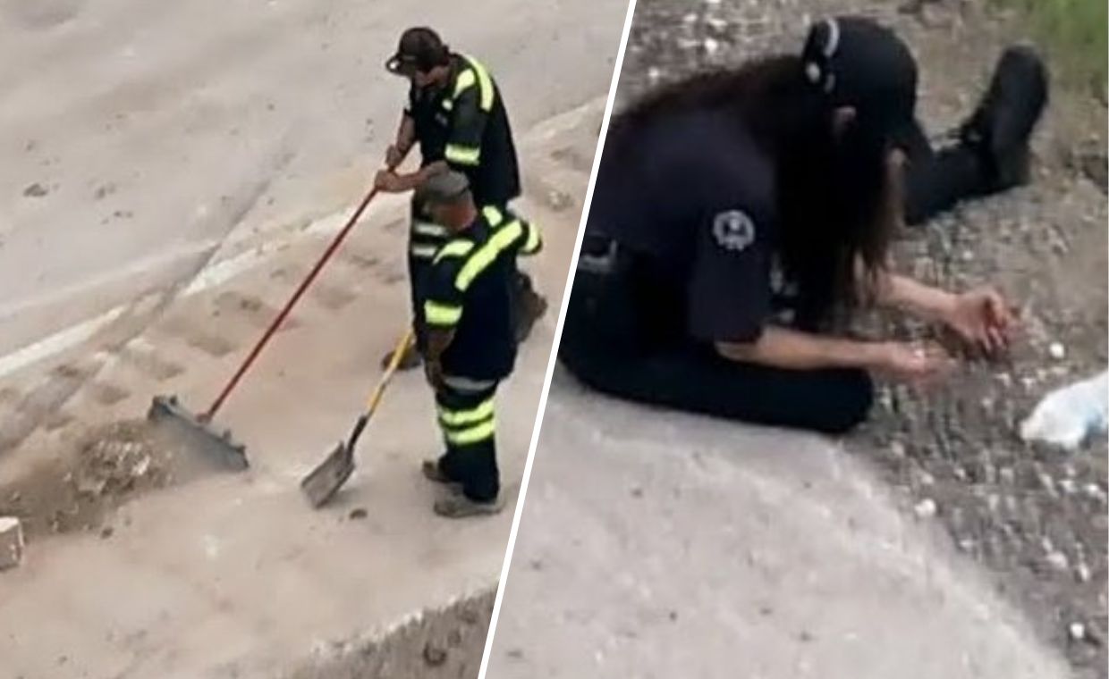 14 godzin zajęło zbieranie z autostrady rozsypanych pieniędzy