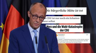 Merz pod ostrzałem po wyborczej klęsce. Media piszą o "upokorzeniu"