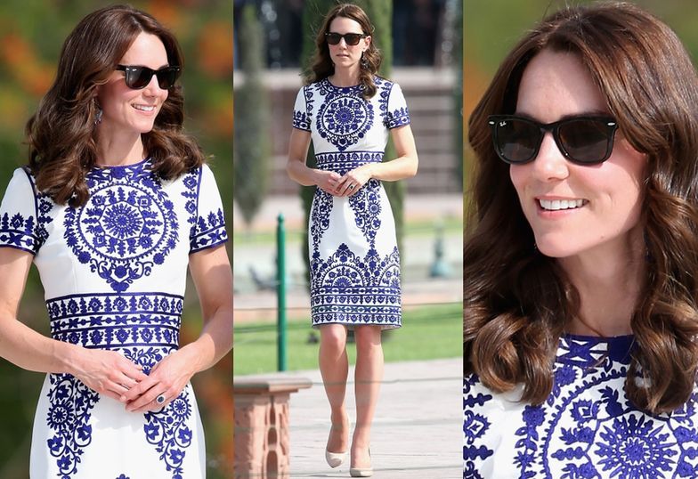 Kate Middleton w sukience Naeem Khan