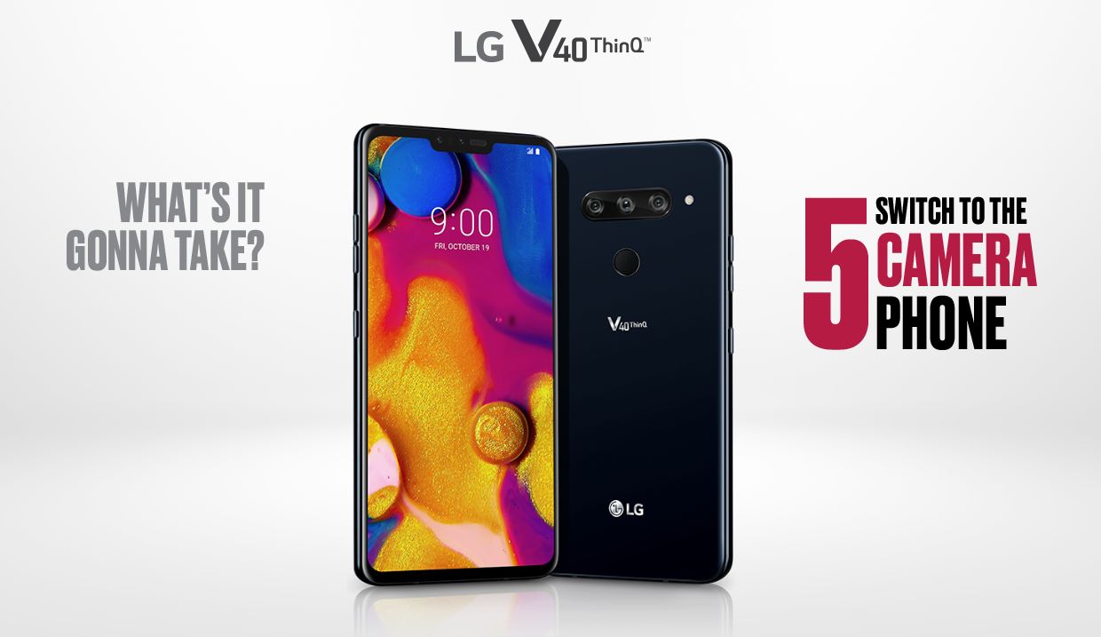 LG V40 ThinQ, źródło: LG.