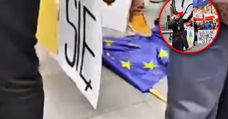 Takie sceny w Toruniu. Nie chcą migrantów