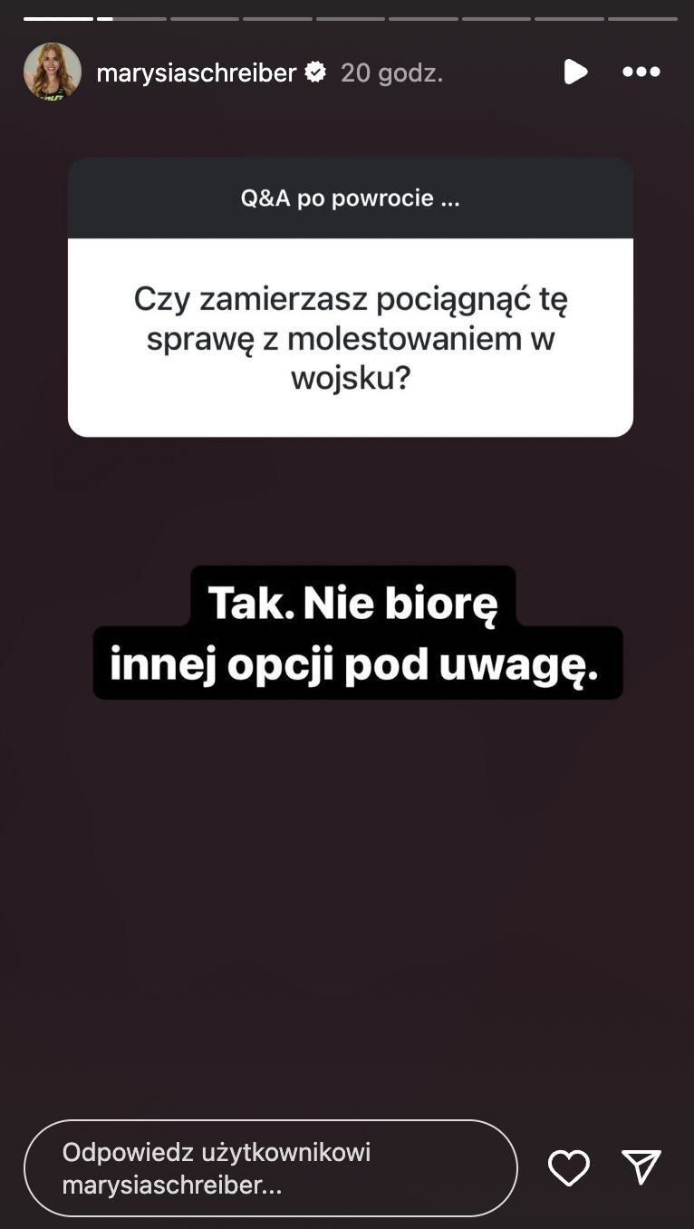 Marianna Schreiber zapowiada konferencję pod MON