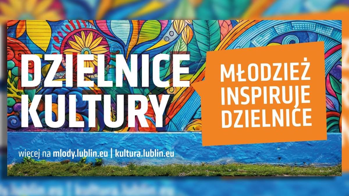Plakat Dzielnice Kultury/Młodzież Inspiruje Dzielnice 2025