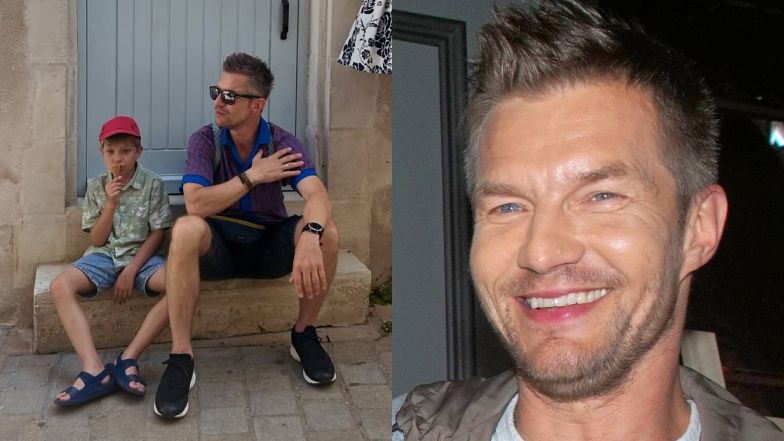Adam Sztaba pochwalił się synem