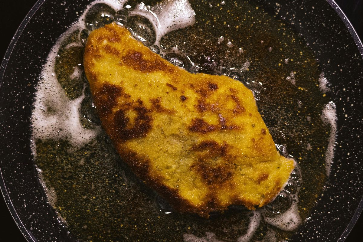 What should you use to fry pork chops?