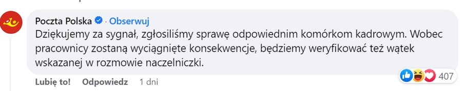 Pracownica Poczty Polskiej szczuła na Ukraińców