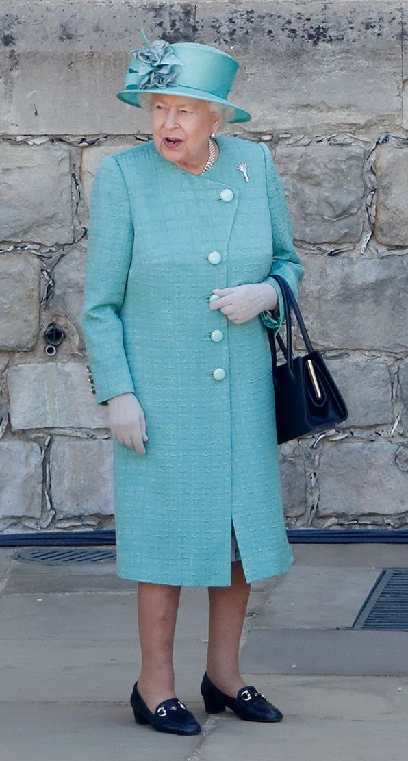 Królowa Elżbieta II podczas "Trooping the Colour 2020"