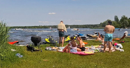 Już się zaczęło. Tłumy nad Zalewem Zegrzyńskim