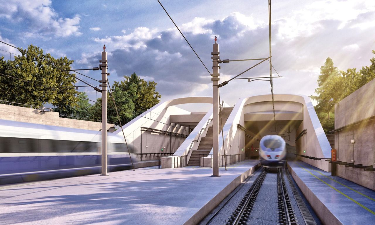Pokazali tunel i tory, po których będą jeździć superpociągi do CPK