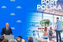 Donald Tusk ogłasza zmianę nazwy CPK na Port Polska