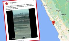 Tragedia w Limie. Startujący samolot uderzył w wóz strażacki