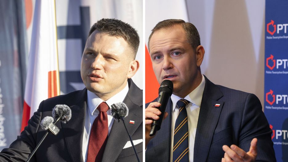 Mentzen wyprzedził Nawrockiego w sondażu
