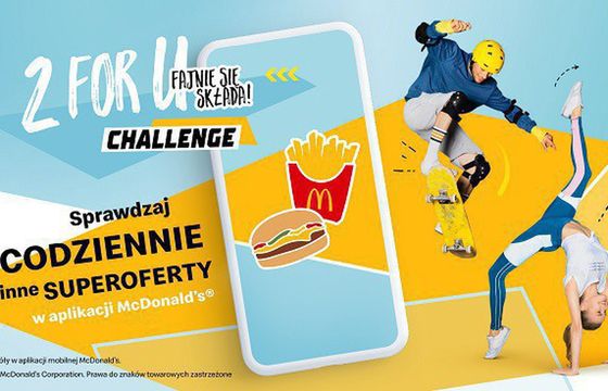 Akcją „2 for U Challenge” McDonald’s chce dotrzeć do młodszych klientów (wideo)