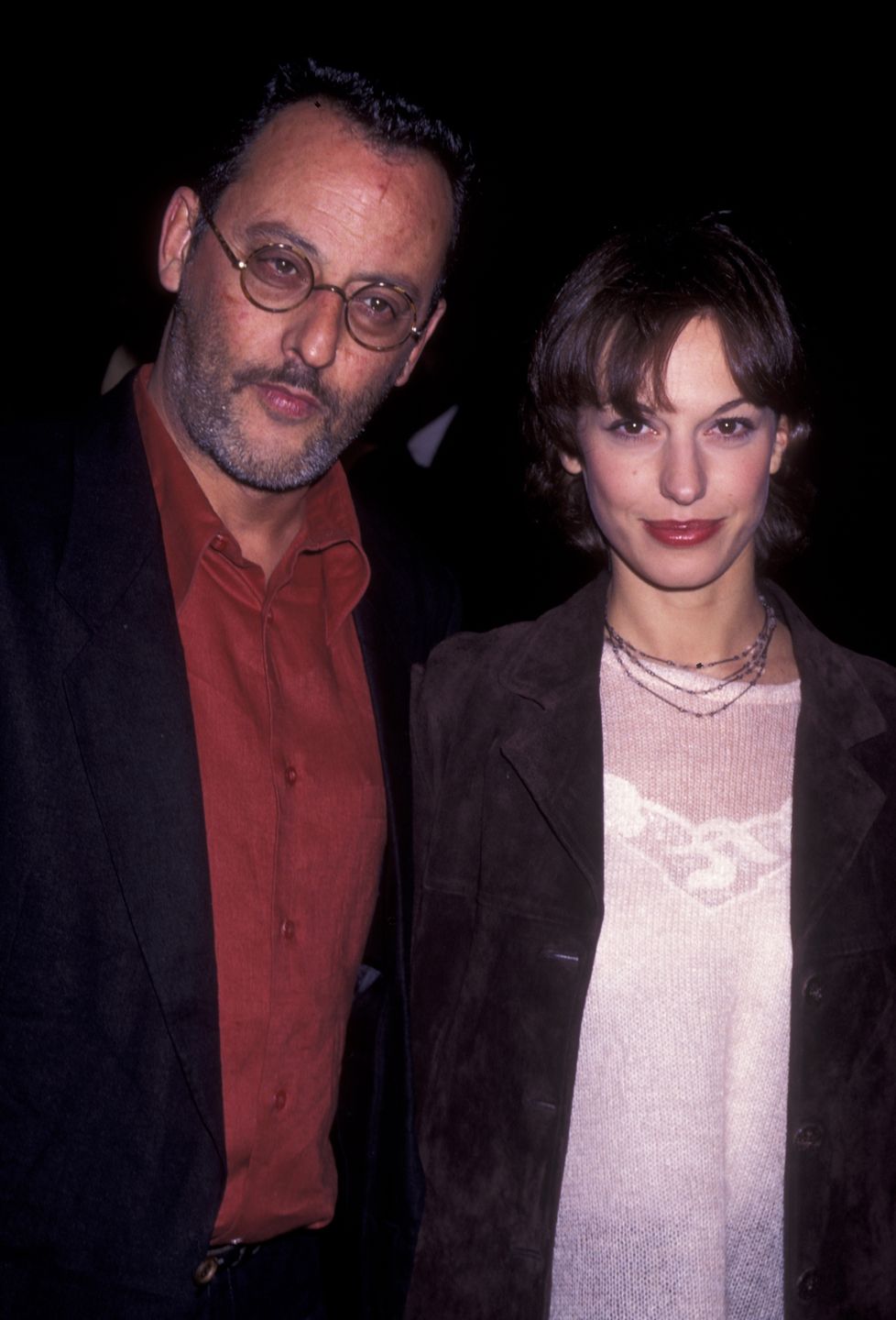 Jean Reno i jego druga żona, Nathalie Dyszkiewicz