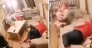 Wstrząsające nagranie. Dziecko krzyczało z przerażenia
