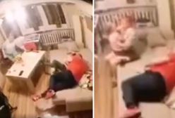 Wstrząsające nagranie. Dziecko krzyczało z przerażenia