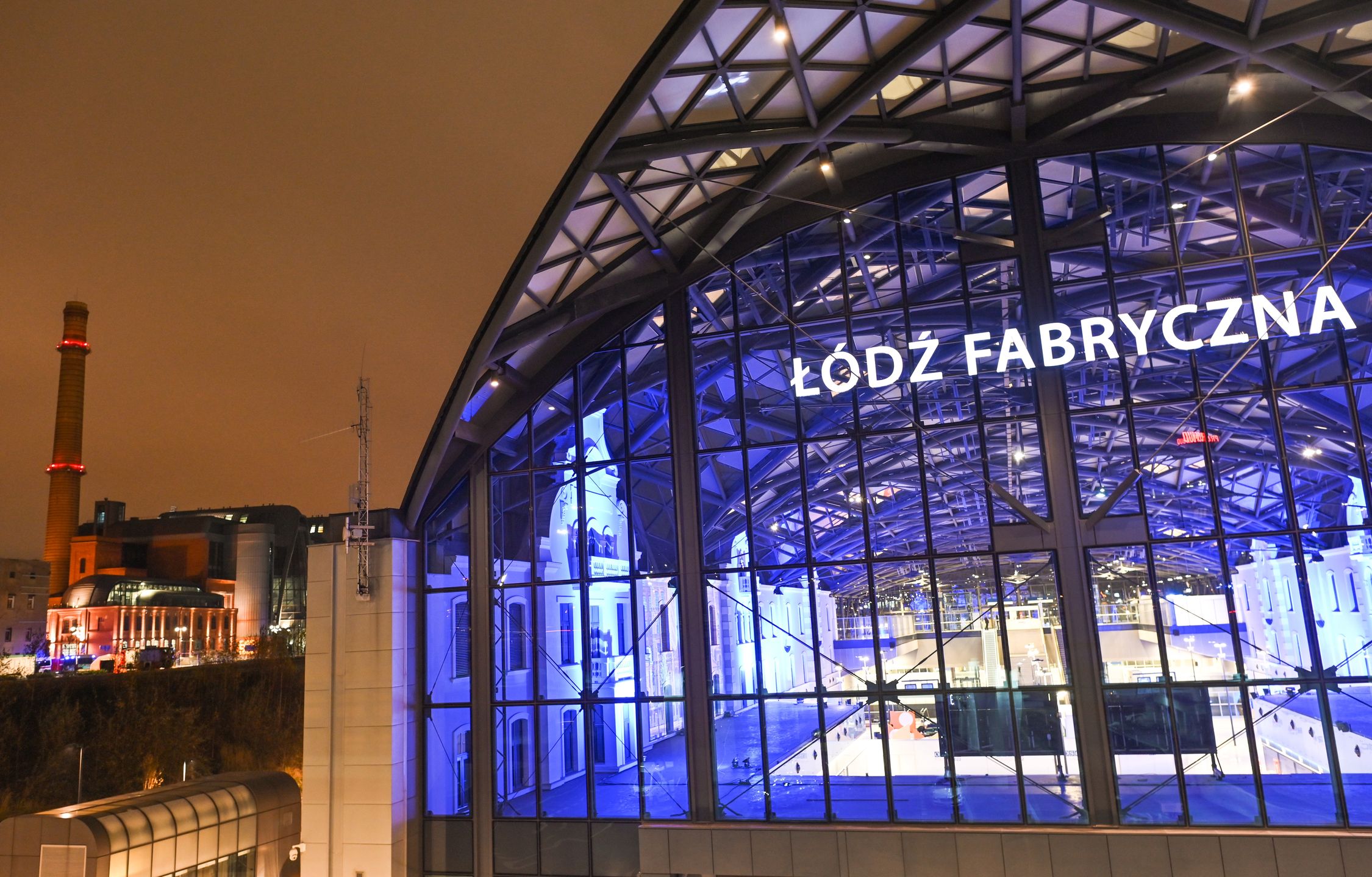 A view of the new Lodz Fabryczna train station with station interior, the largest and most modern railway station in the city of Lodz, seen during the OSCE summit in Lodz.On 
On Thursday, December 01, 2022, in Lodz, Lodz Voivodeship, Poland. (Photo by Artur Widak/NurPhoto via Getty Images)