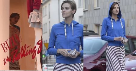 Nieumalowana Renulka spaceruje z koleżanką