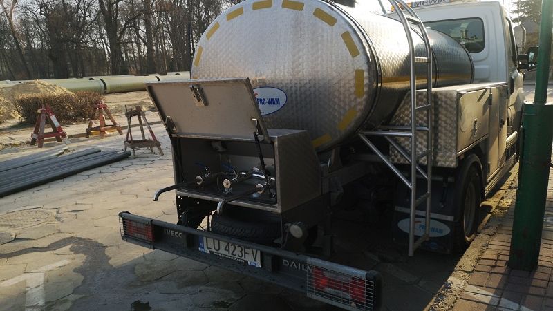 Beczkowóz z wodą MPWiK Lublin | fot. Dominik Wąsik