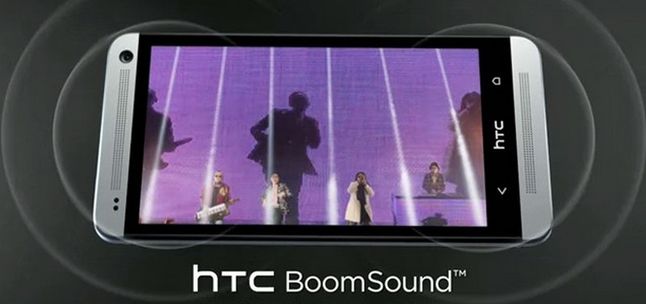 HTC One ma głośniki skierowane w stronę użytkownika