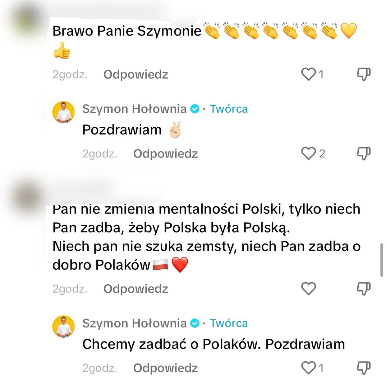 Lawina komentarzy pod nagraniem Szymona Hołowni