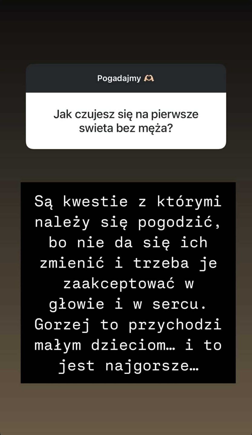 Marianna Schreiber z goryczą o pierwszych świętach bez męża