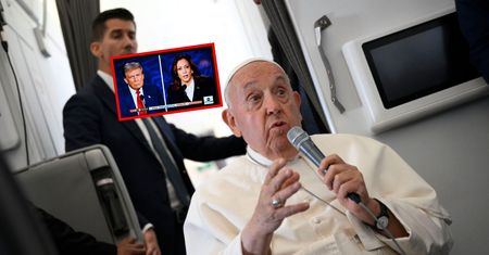 Franciszek o Harris i Trumpie. "Oboje są przeciwko życiu"