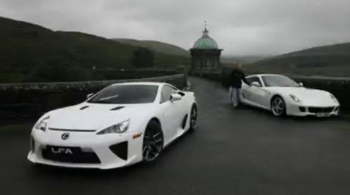 Lexus LF-A vs. Ferrari 599 HGTE [wideo]