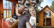 Kasia i Andrzej Gąsienicowie z "Gogglebox" wybudowali sobie 35-metrową, góralską chatkę: skórzana kanapa, piec kaflowy i folkowe elementy (ZDJĘCIA)