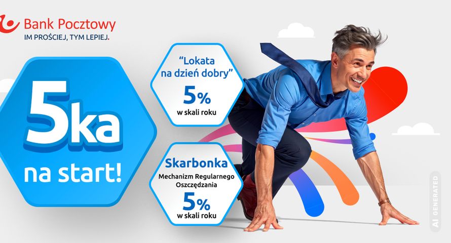 Bank Pocztowy reklamuje nową ofertę oszczędnościową