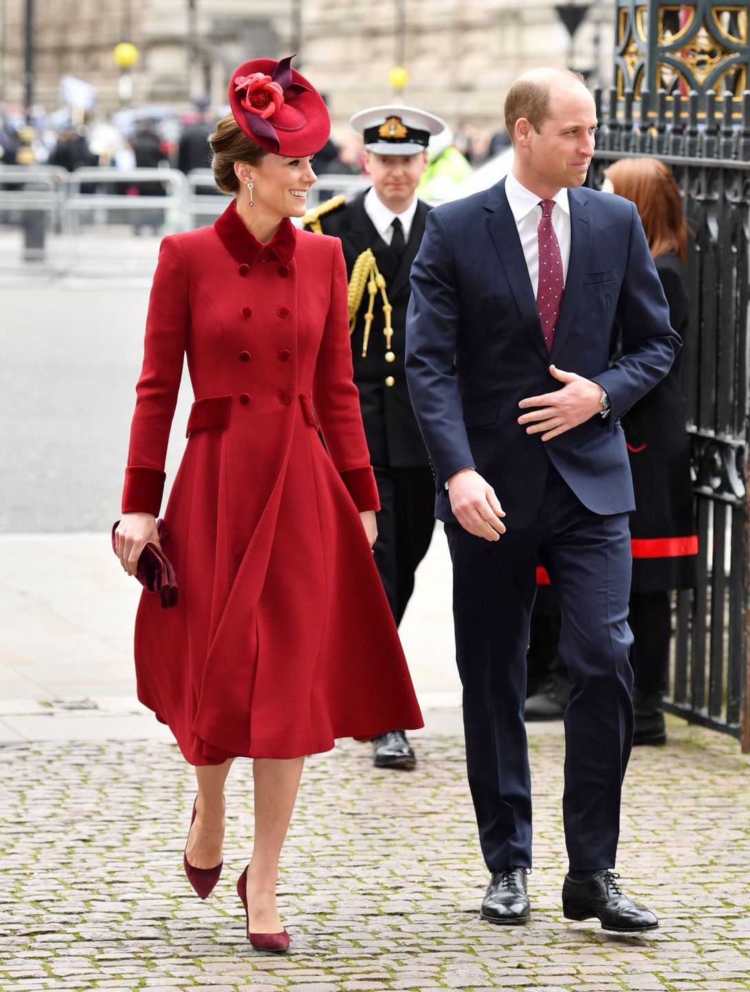 Rodzina królewska podczas obchodów Commonwealth Day