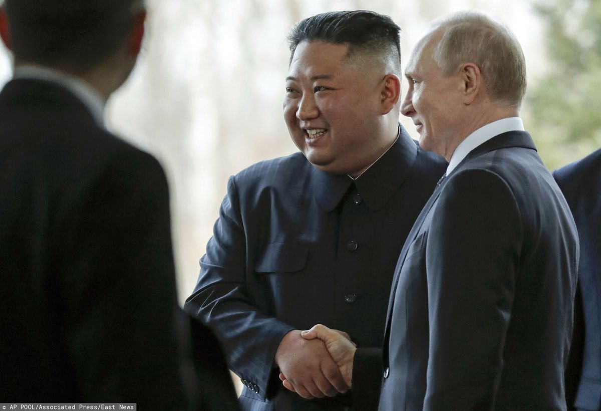 Kim Dzong Un i Władimir Putin