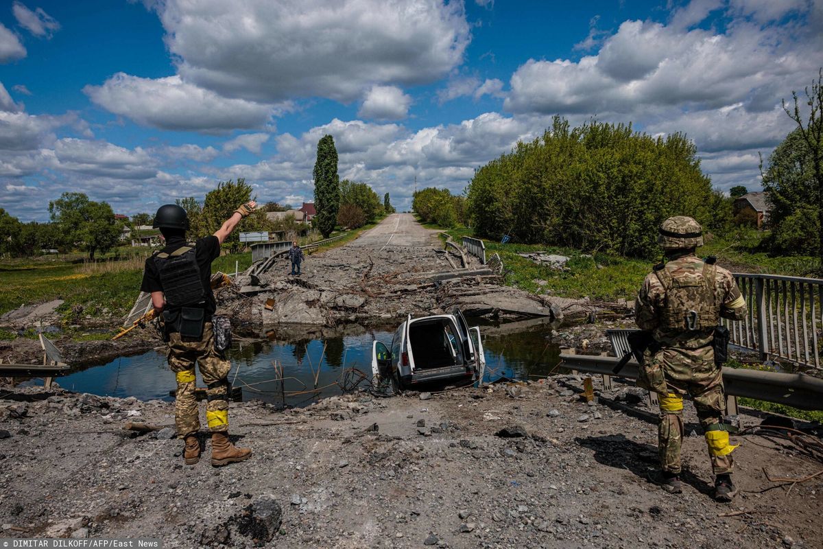 Ukraińskie wojska odnoszą sukcesy w pobliżu miasta Łyman. Rosjanie zostali zamknięci w kotle