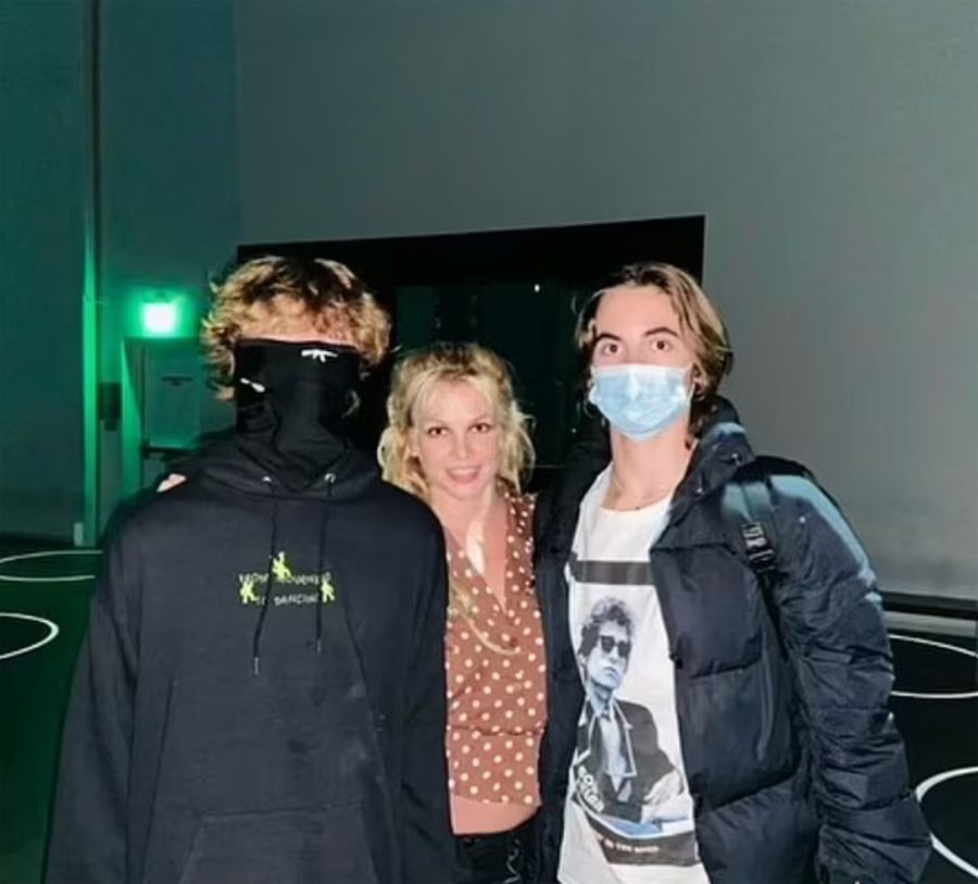 Britney Spears z synami 