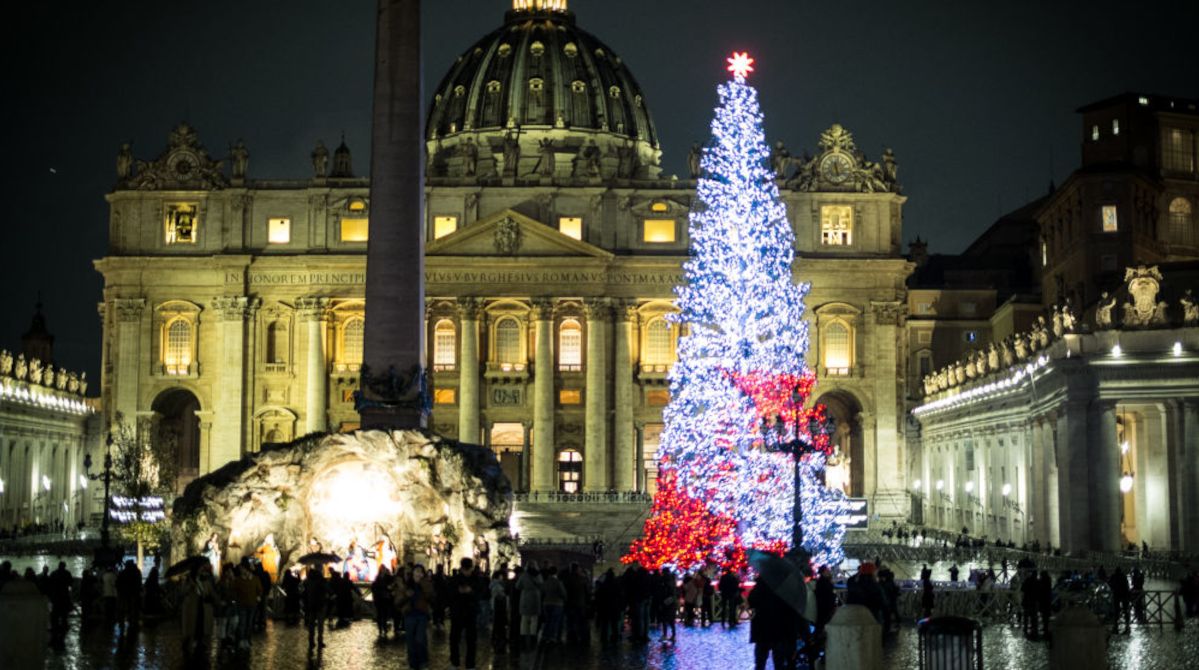 Vatican's Christmas tree sparks environmental protest in Italy